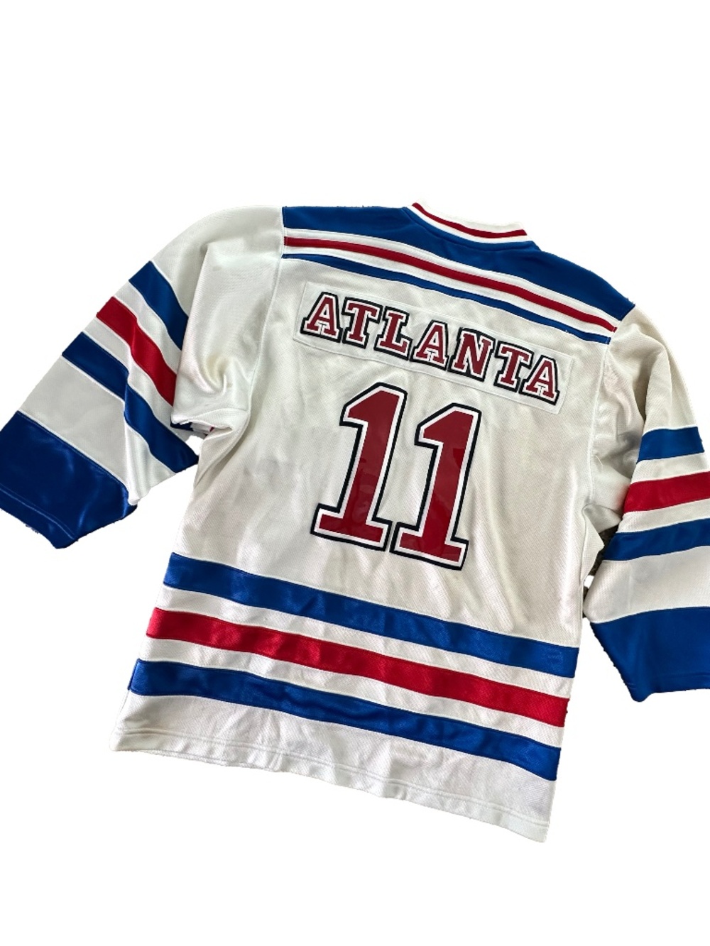 Vintage Y2K 212 NYC Atlanta Hockey Jersey #11 Size M Fits Large